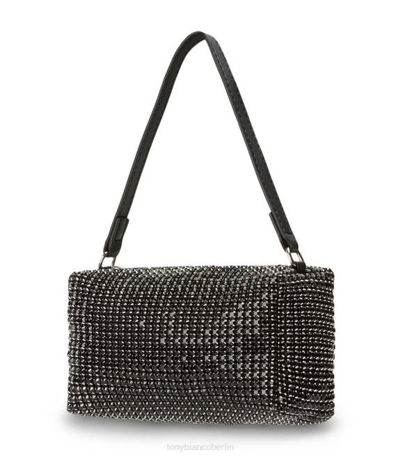 Bling Heels| de Tony Bianco Frauen Moma Mini-Handtaschen schwarzer Kristall 4624311
